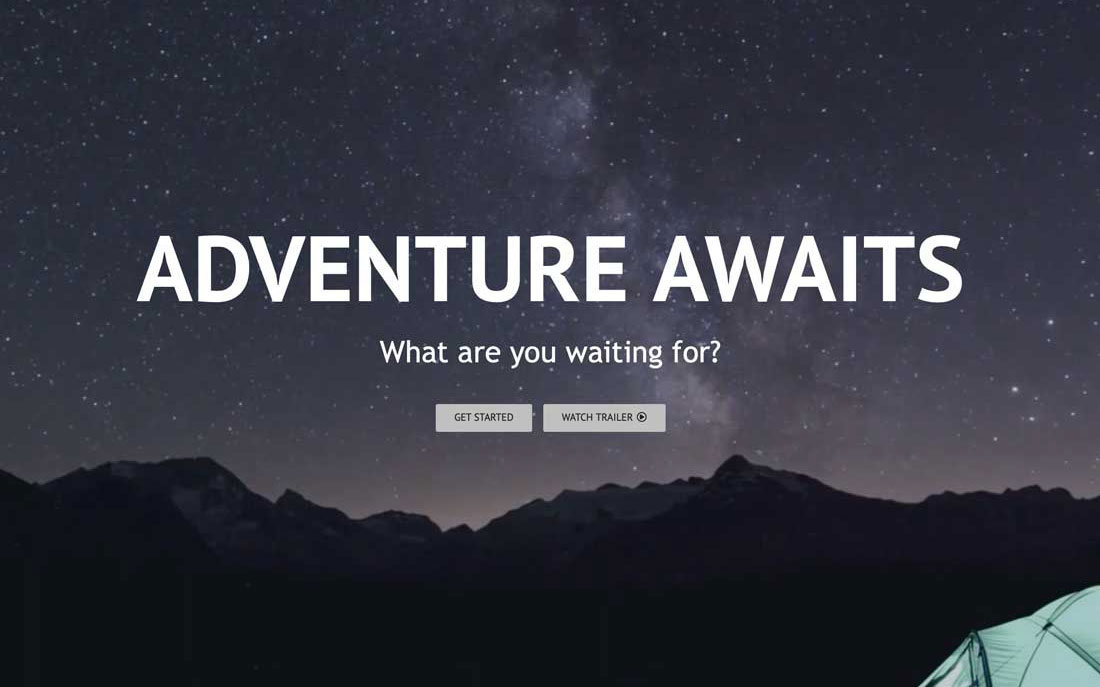 travel site background header video screenshot