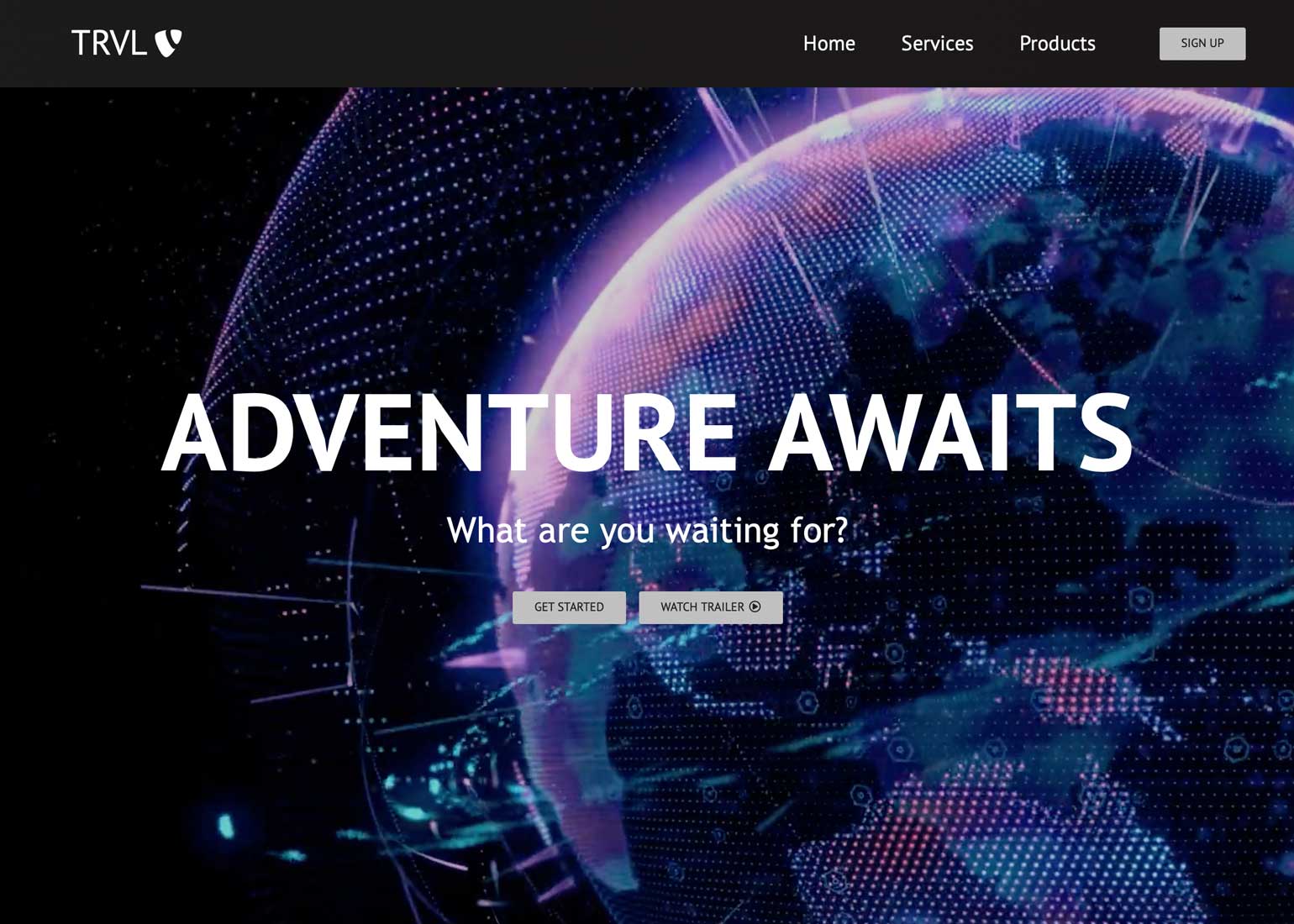 travel site video background home page