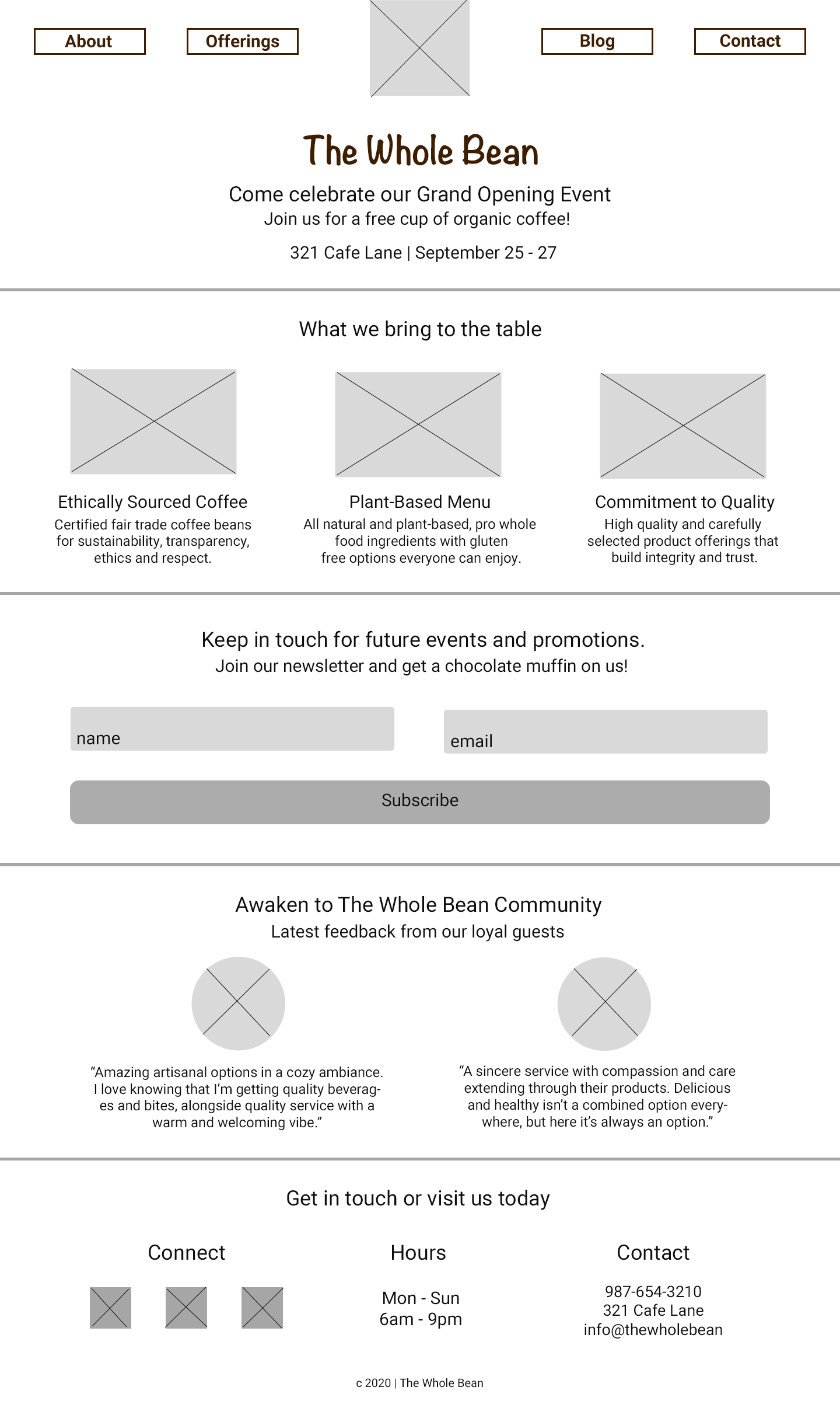 low fidelity wireframe design