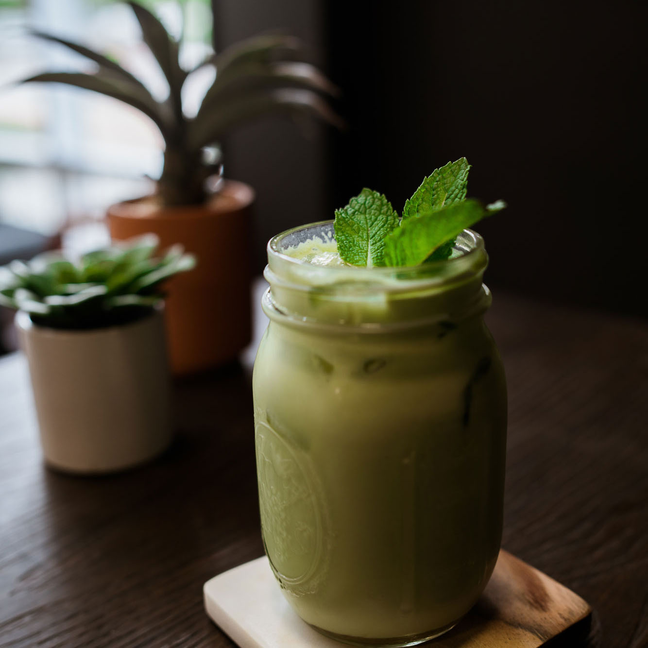 nourishing green tea beverage